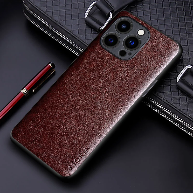 Роскошный чехол из искусственной кожи для iPhone 13 12 11 Pro XS Max Mini XR X 7 8 6 6S Plus с деловым