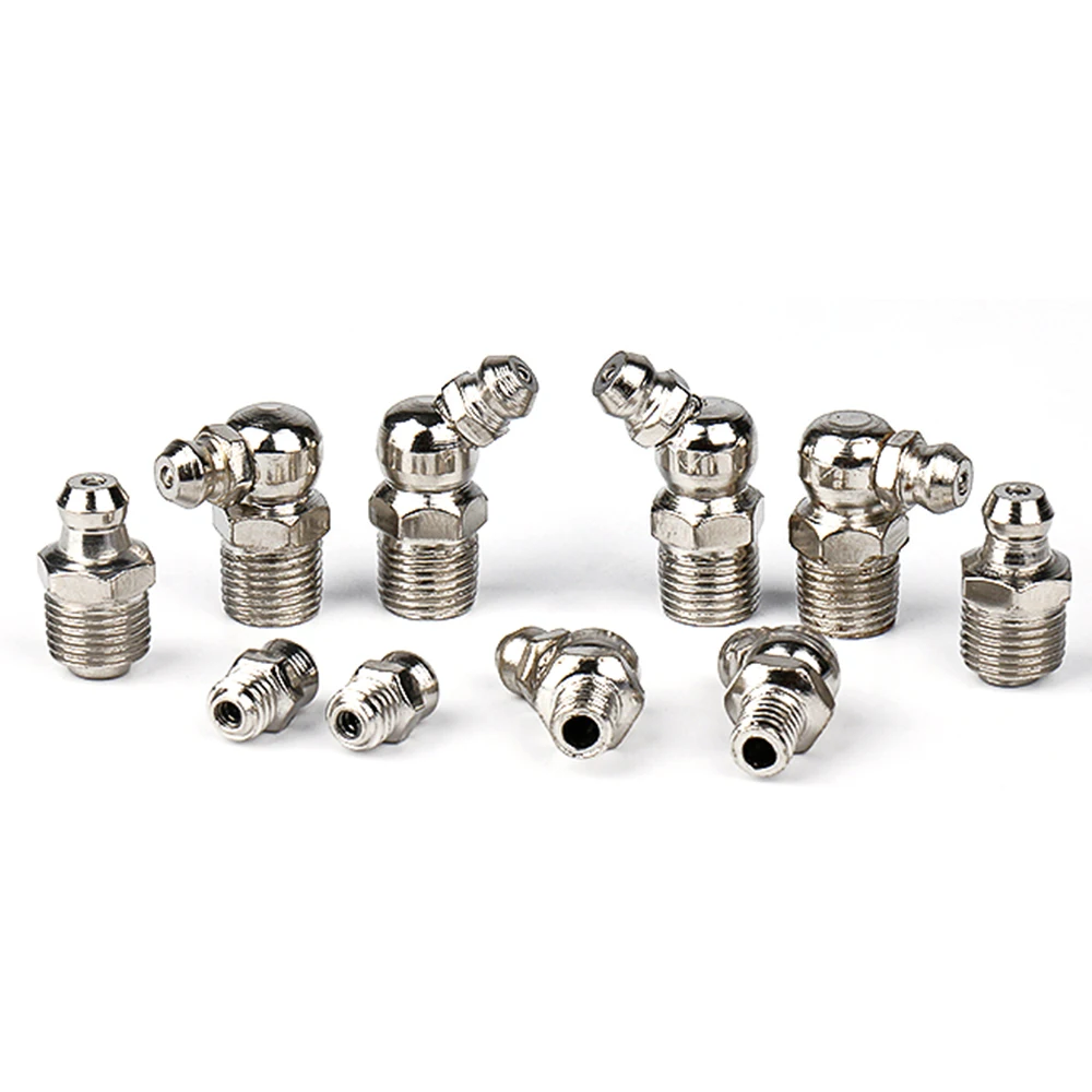 60 шт. Метрическая Размеры M6 M8 M10 Сталь ниппель масленки смазочный фитинг Наборы