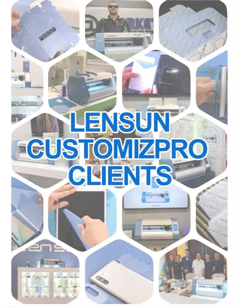 Lensun Customizpro мобильный телефон нано-экран протектор режущие машины машина для изготовления задней пленки