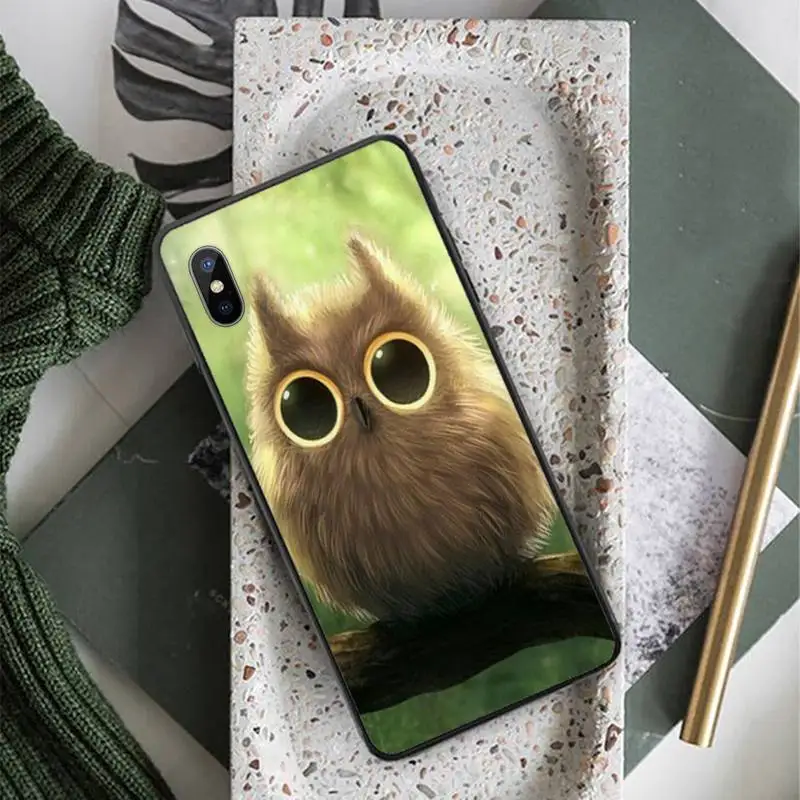 

Cute owl Cartoons bird animal Phone Case for iPhone 11 12 pro XS MAX 8 7 6 6S Plus X 5S SE 2020 XR