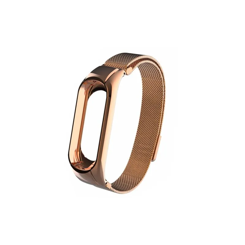 Ремешок для Mi Band 3 Milanese розовое золото|Смарт-аксессуары| |
