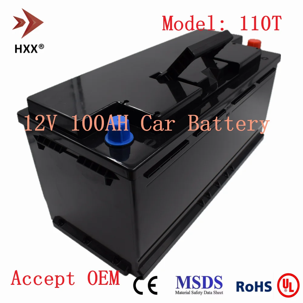 Lifepo4 12V автомобильный литиевый аккумулятор 100AH CCA 1500A Autos для замены свинцовой