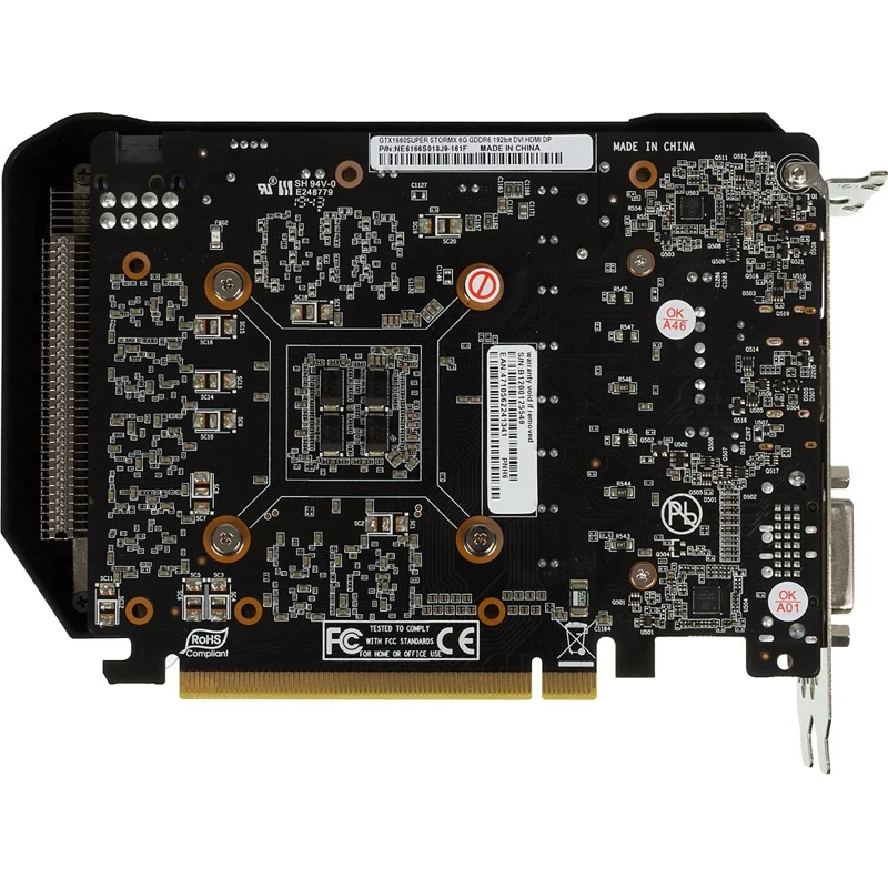 Видеокарта PALIT nVidia GeForce GTX 1660SUPER PA-GTX1660SUPER STORMX 6G 6Гб GDDR6 Ret [ne6166s018j9-161f] | Компьютеры и