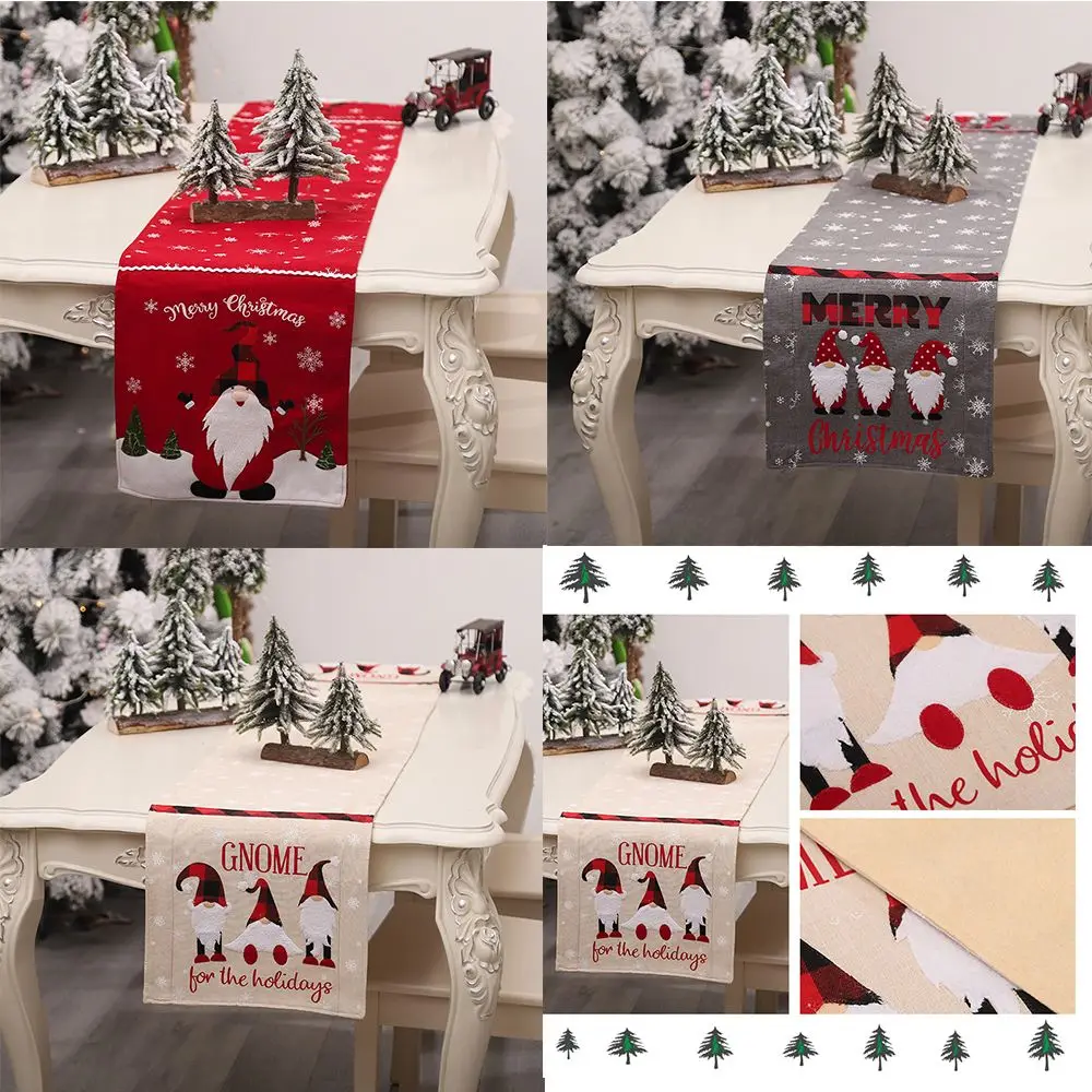 

Navidad Merry Christmas Xmas Ornaments For Home Christmas Decor Table Runner Snowman Tablecloth Table Mat