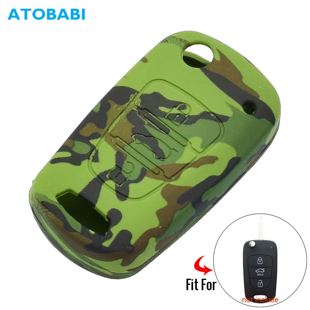 Силиконовый чехол с Откидывающейся Крышкой для автомобильных ключей Kia K2 K5 Sportag