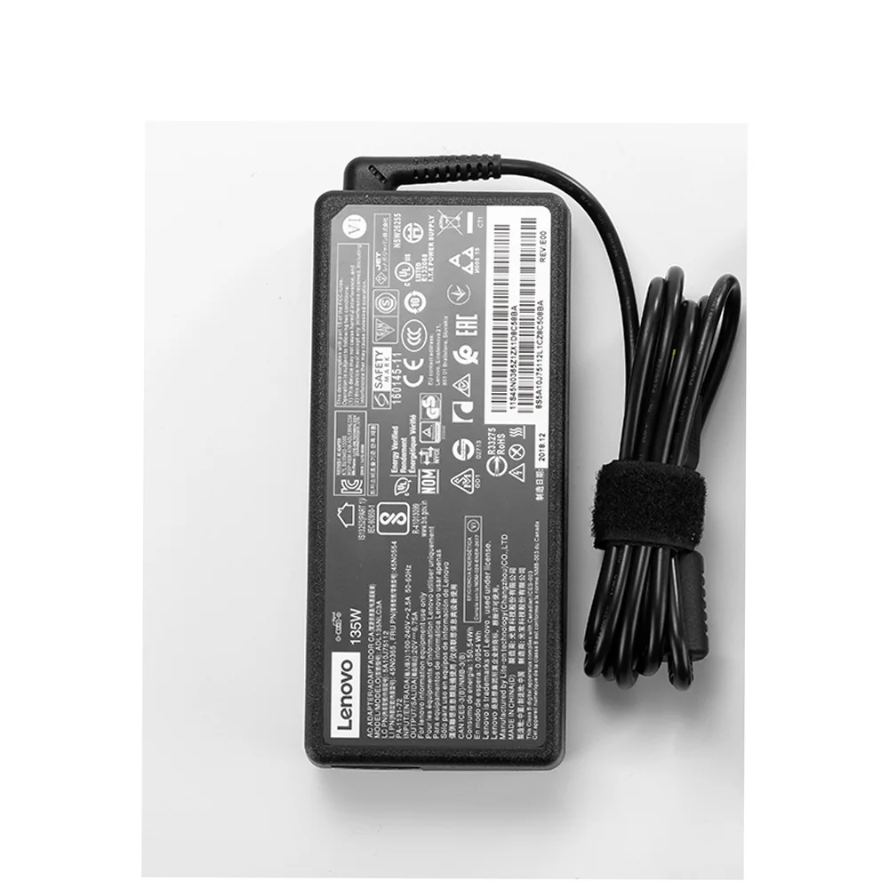 Новое оригинальное зарядное устройство для ноутбука 135W 20V 6.75A для lenovo Legion Y520 Y520-15IKB Y720-15IKB 36200314 45N0362 45N0364