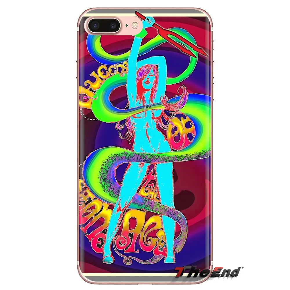 Queens Of The Stone Age силиконовый чехол сумка для samsung Galaxy S2 S3 S4 S5 MINI S6 S7 edge S8 S9 Plus Note 2 3 4 5 8