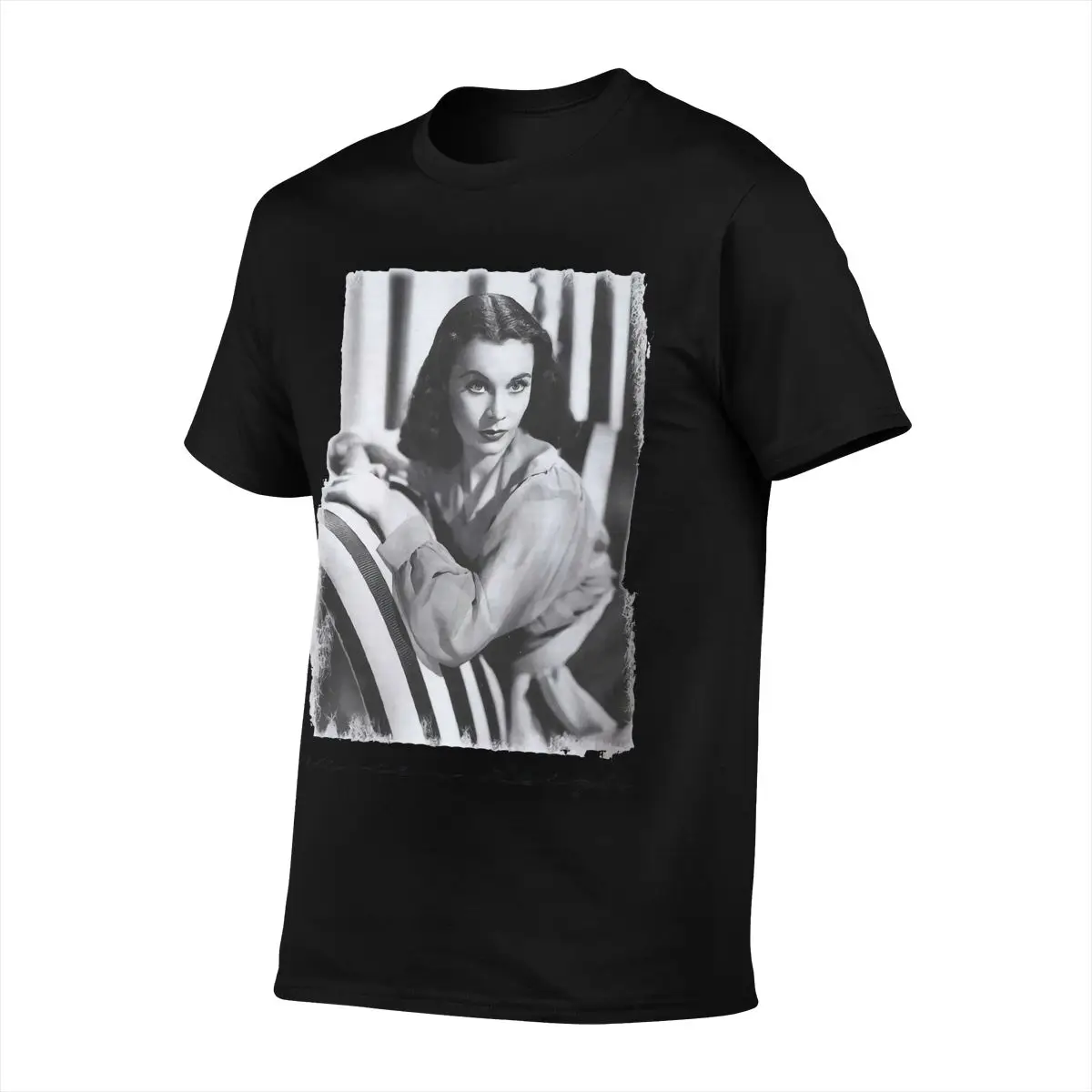 Vivien Leigh Blanc Col Round Homme аниме Мужская футболка оверсайз майка криптомонеты мужская