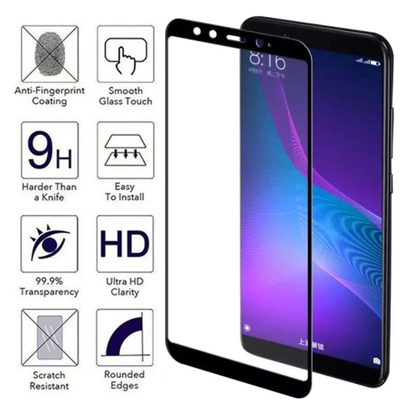 Защитный стеклянный чехол для Xiaomi Mi A2 Lite A1 6x 5x закаленное стекло Ksiomi Xiami Xaomi My A 2 1 6 5