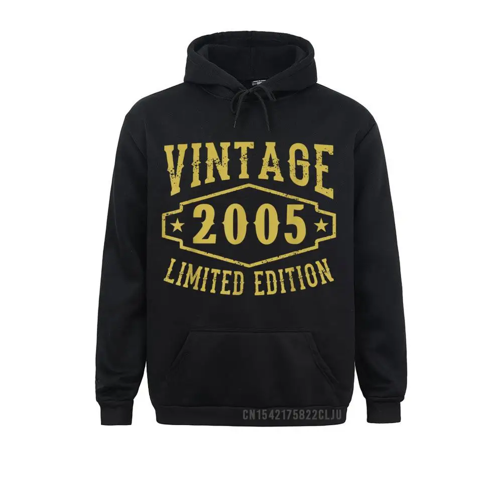 

15th Birthday Party Hoody Vintage 2005 Teen Boys Girls Gift Warm Men Sweatshirts Winter 2021 Hoodies Sportswears For Winter
