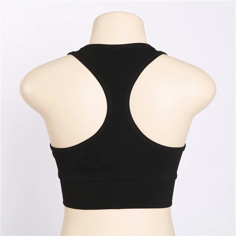 Укороченный Мягкий бюстгальтер черный/белый топ на бретелях хлопковый жилет