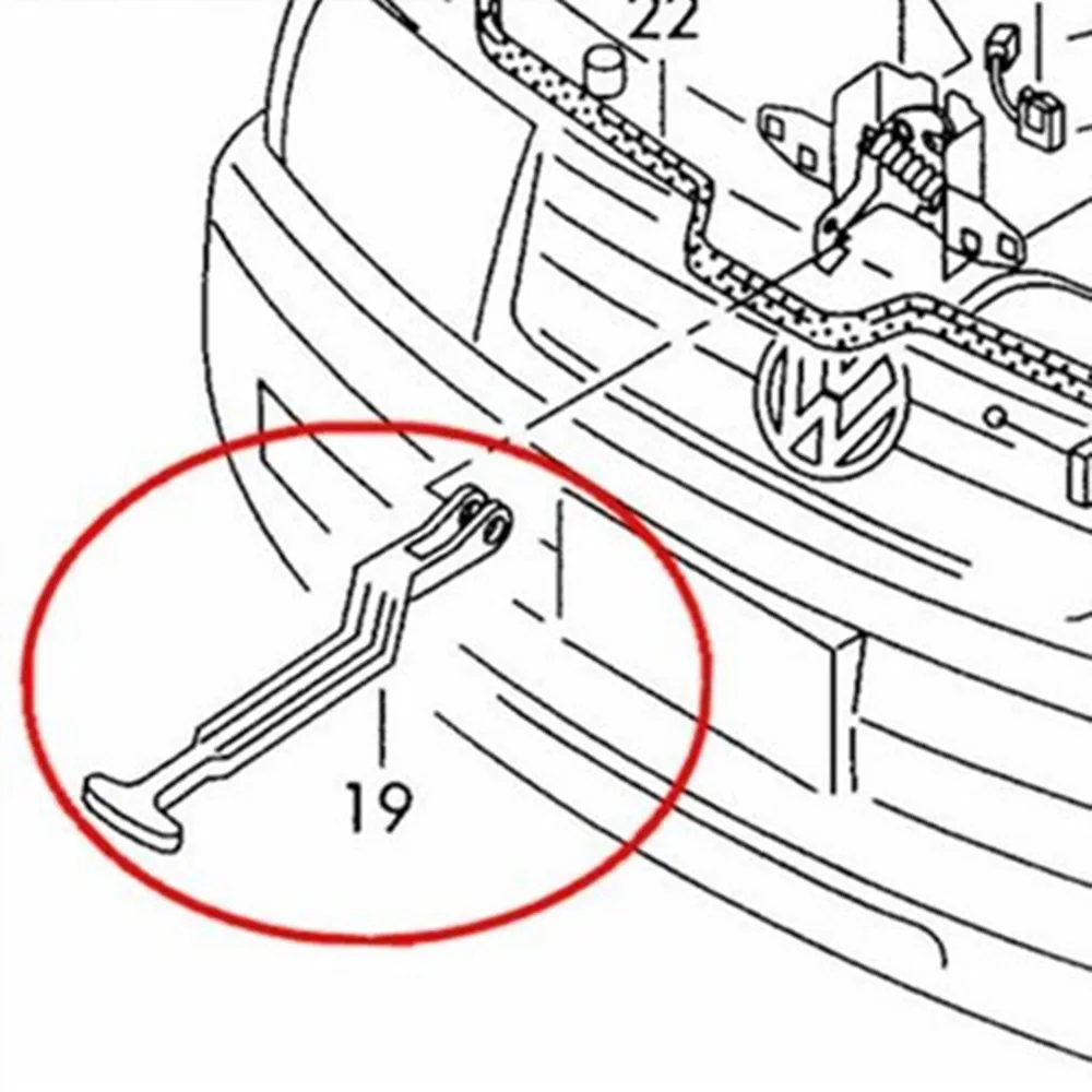 10 шт. для VW Passat B5 1998 2004 передняя крышка капота вытяжной замок Открыватель ручки 3B0