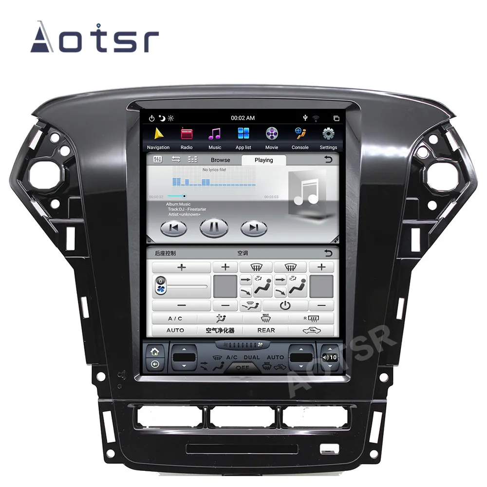 Автомобильное радио AOTSR Android 9 для Ford Fusion Mondeo MK4 2011 2012 2013 мультимедийный плеер GPS