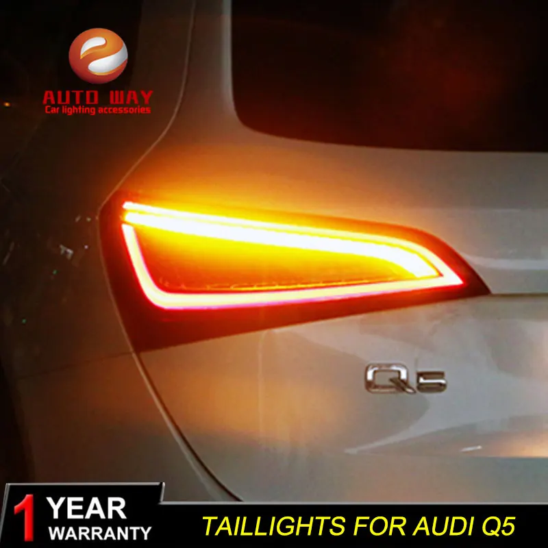 Чехол для стайлинга автомобиля Audi Q5 2009 2015 задние фонари светодиодный ние