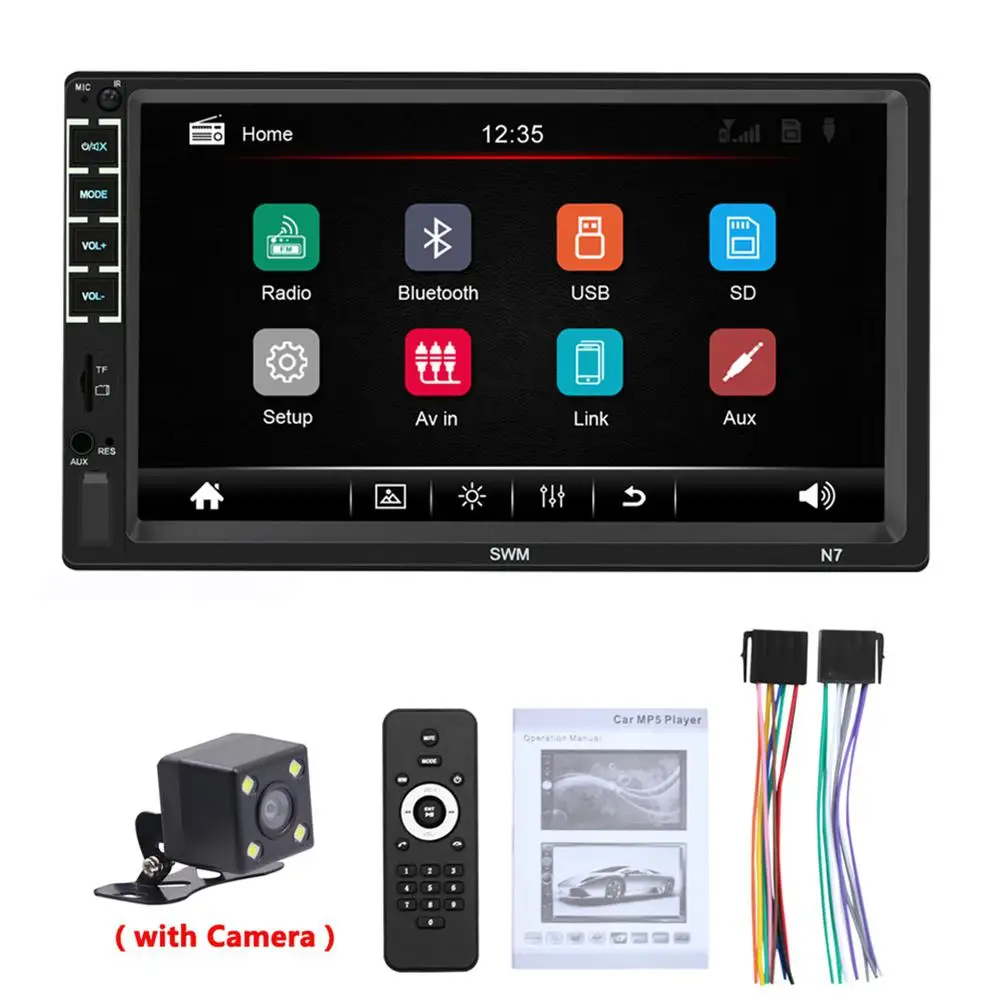 магнитола 2 din андроид Автомобильный стереоприемник Din Android радио мультимедиа MP5