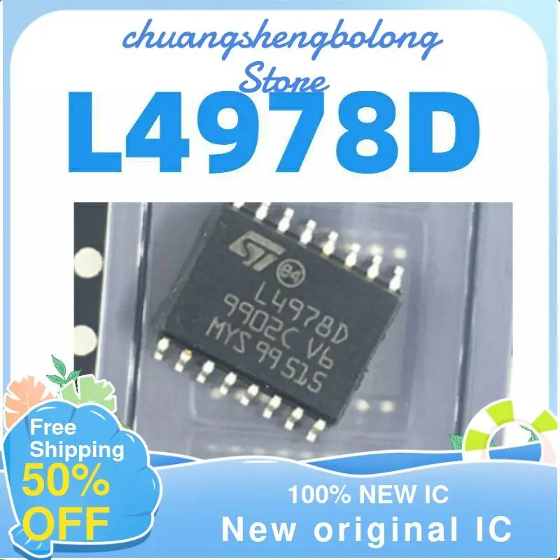 

10-200PCS L4978D L4978D013TR SOP16 New original IC