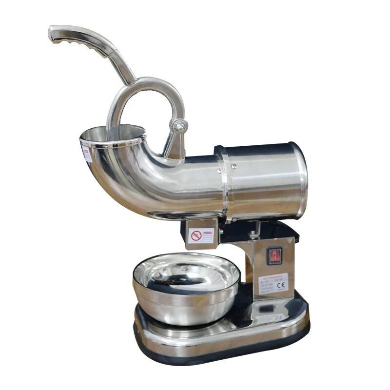 

180KGS/H вся нержавеющая сталь электрическая дробилка льда смузи Бритва для ледяной крошки блок ломающая шлифовальная машина 1400r/мин