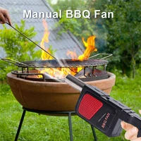 portable handheld electric bbq fan air blower for outdoor camping picnic barbecue manual cooking tools grill kitchen accessories
