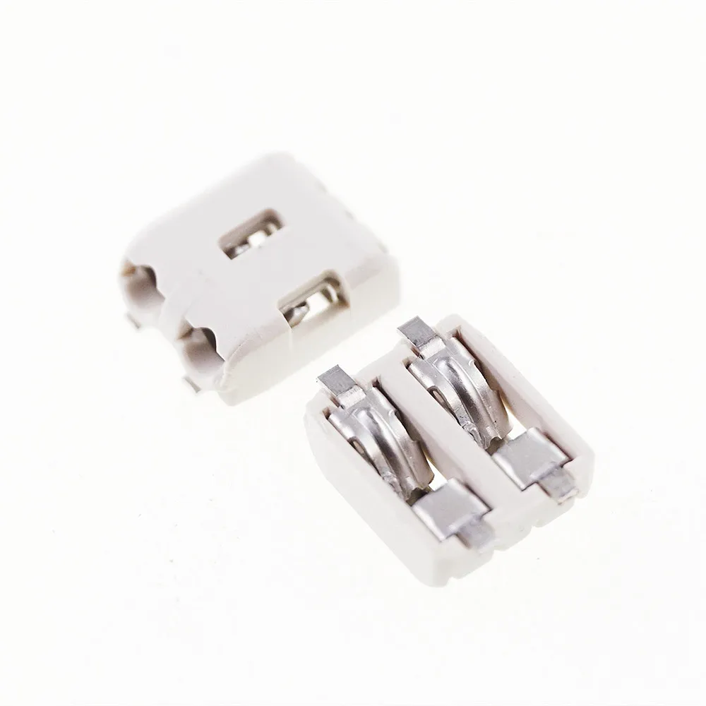 20pcs 2 Pin SMD PCB Terminal Block 3.0 mm Pitch Ways 26 to 22 AWG Clamp Push Wire Tin Plated 3A 250V Rating Board |