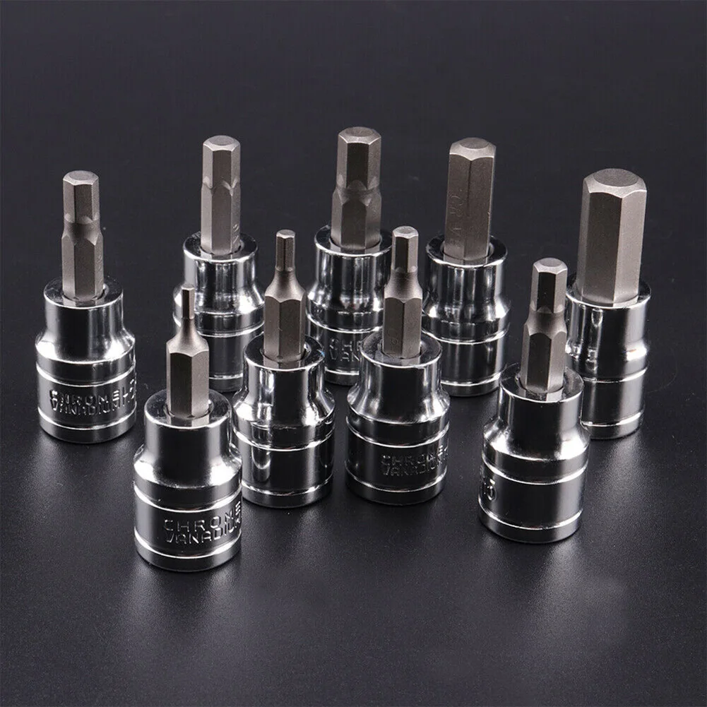 

Hex Bit Socket 3/8\\\" Drive & Drill 2-10mm Chrome vanadium steel Impact drivers High quality Durable