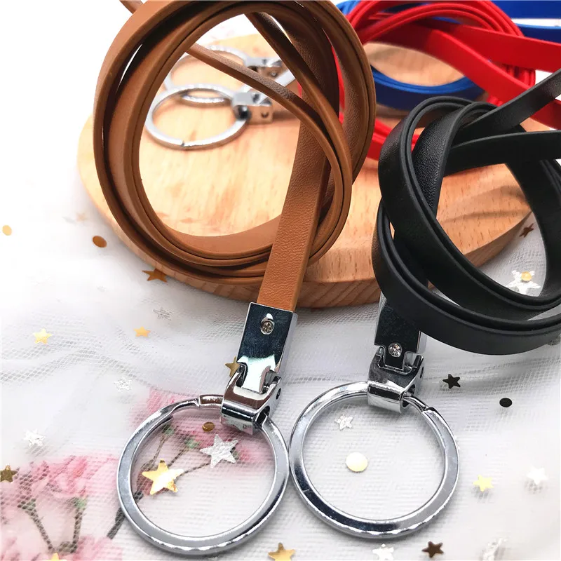 Модный деловой ремень из ПУ кожи шейный ремешок для удостоверения пропуска