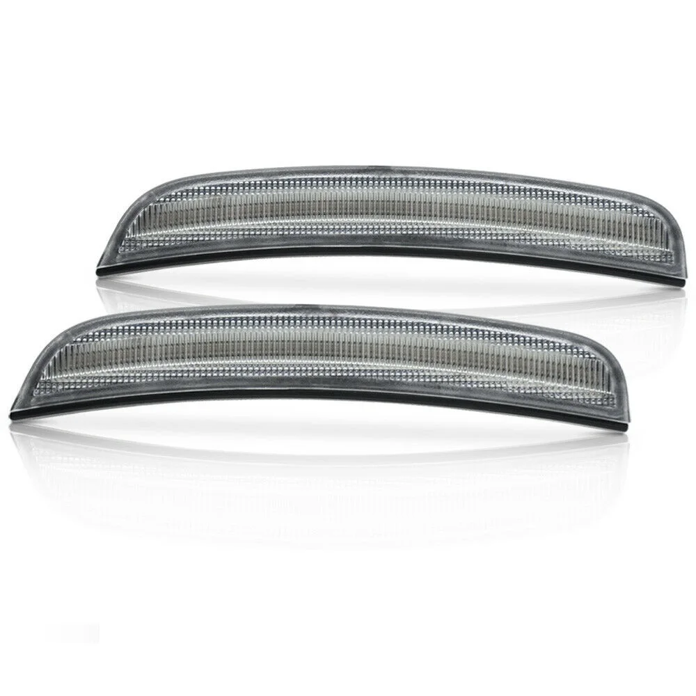 Прозрачные линзы Янтарный светодиодный передний бампер боковой габаритный