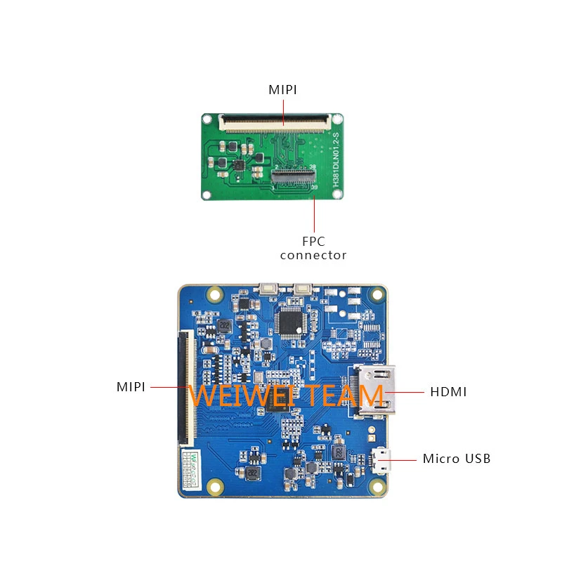 Wisecoco 3 81 дюймовый OLED экран 1080*1200 AMOLED MIPI Плата управления для виртуальной