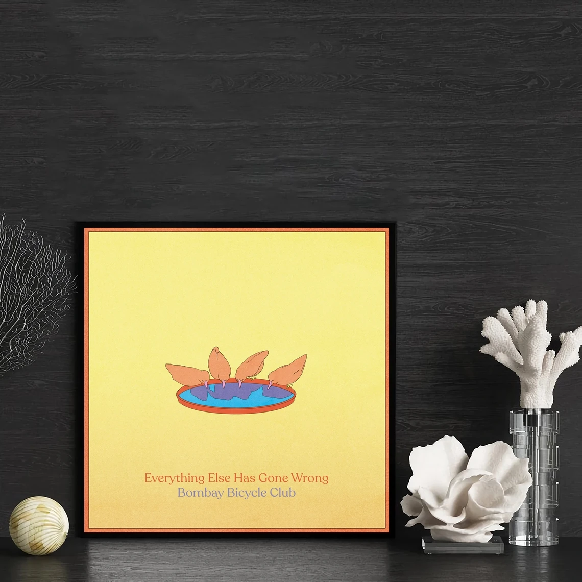 Фото Bombay Bicycle Club Everything Else Has Gone Wrong Музыкальный альбом Плакат Холст Художественный принт Украшение дома Настенная живопись (без рамки) №2