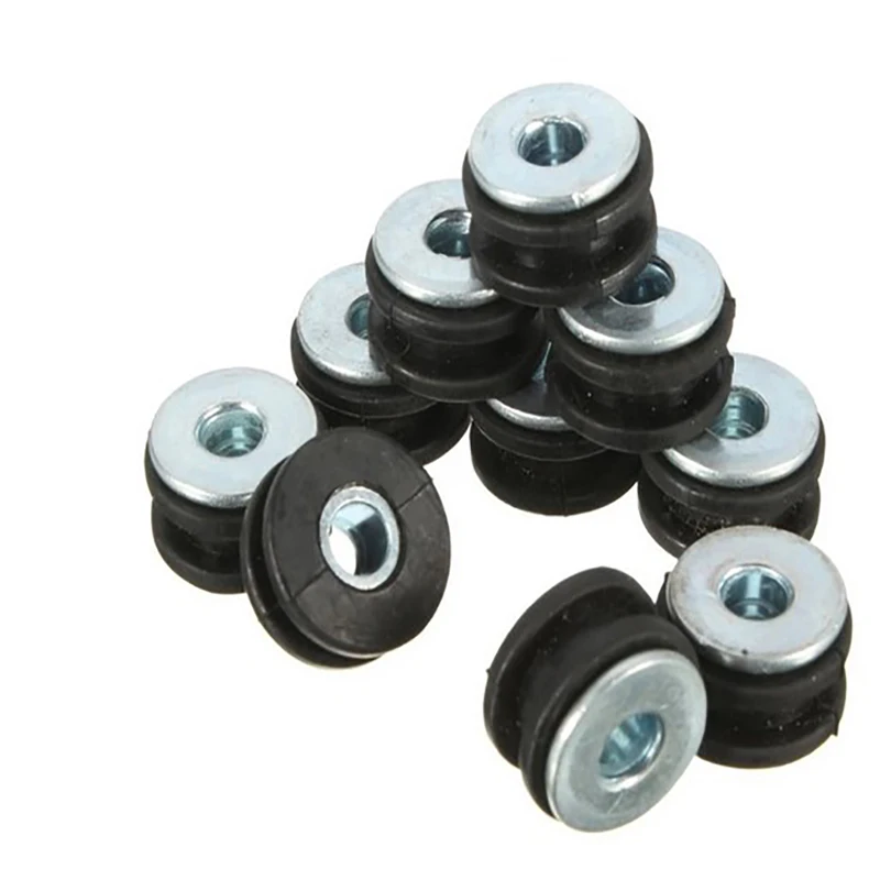

10Pcs Motorcycle Rubber Grommets Bolt Cushion Kits Replacement for Fairing