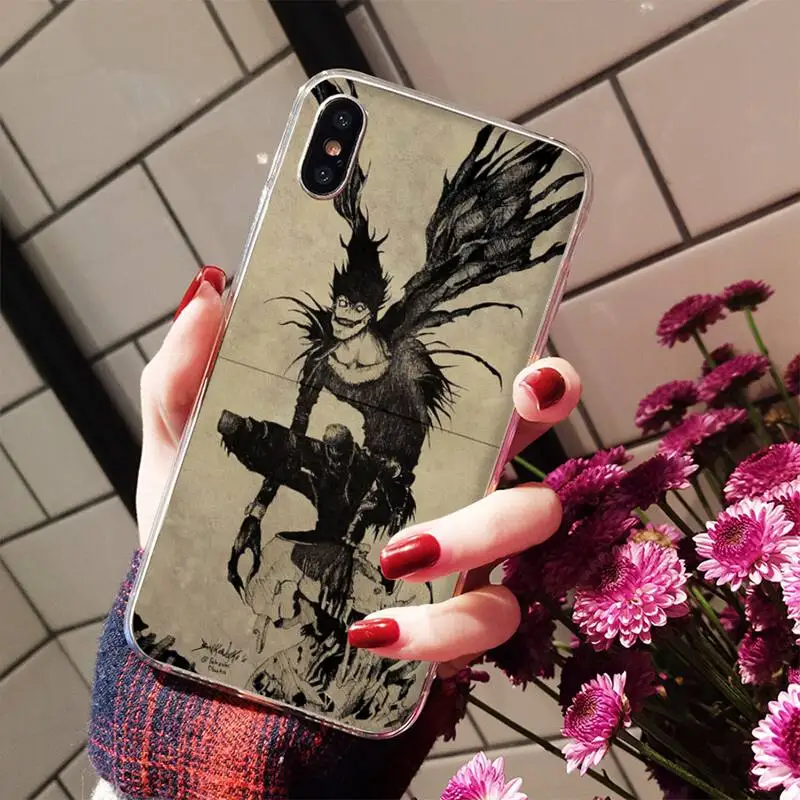 

RuiCaiCa rem and misa death note anime Phone Case for iPhone 8 7 6 6S Plus X 5S SE 2020 XR 11 12 mini pro XS MAX