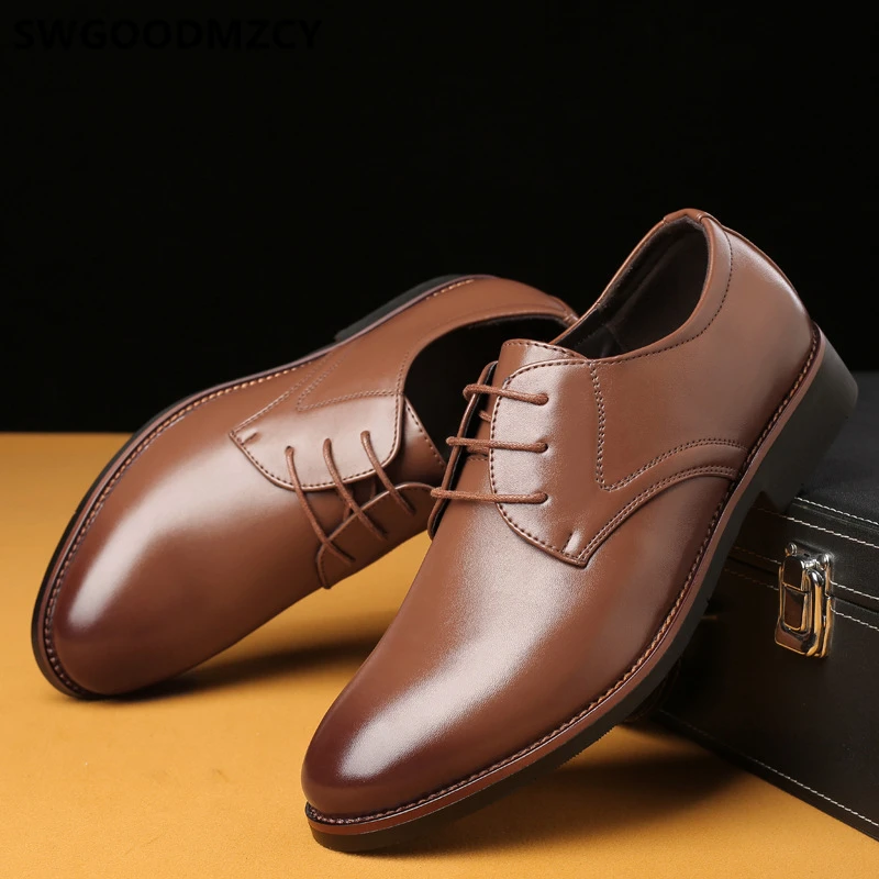 

Mens Dress Shoes Luxury Classic Shoes Men Formal Coiffeur Suit Brown Dress Italian Brand Men Office Shoes Chaussure Homme Buty