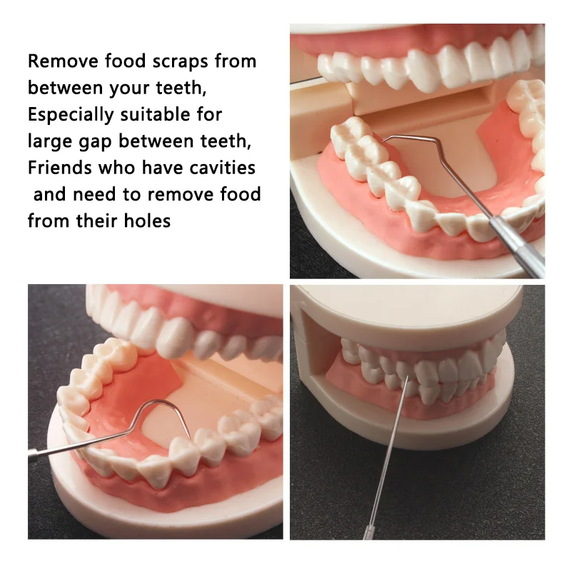 Зубочистка из нержавеющей стали 304 портативная зубочистка для дома уличная