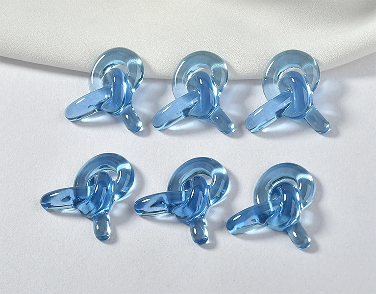 Прозрачный акриловый материал узелковая пластырь из смолы DIY японские простые