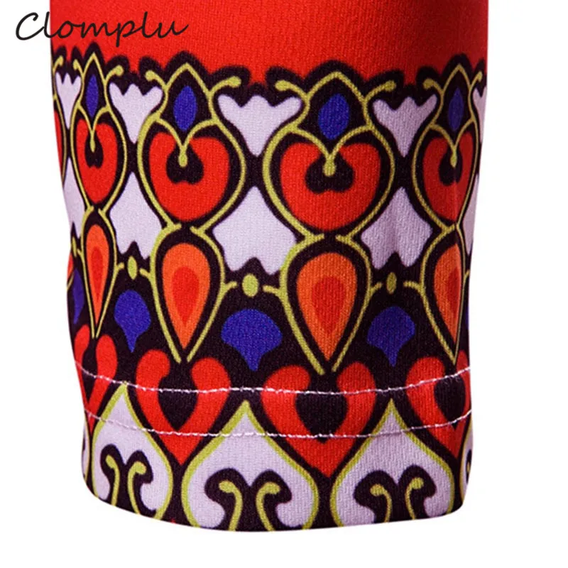 

Clomplu Dashiki Fashion 3D Printed T shirts African Clothing Men Dashiki Tshirt O-Neck Long Sleeve T-shirt African Men Clothes