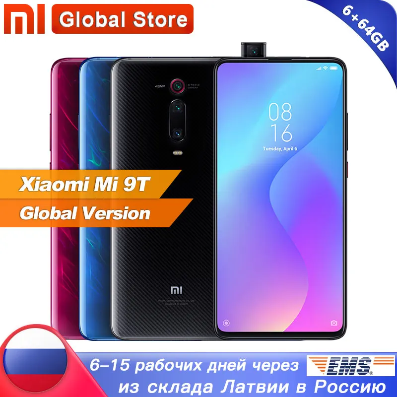Глобальная версия Xiaomi mi 9T (Red K20) 6GB 64GB Смартфон Snapdragon 730 Octa Core 6 39 &quotAMOLED экран 48MP