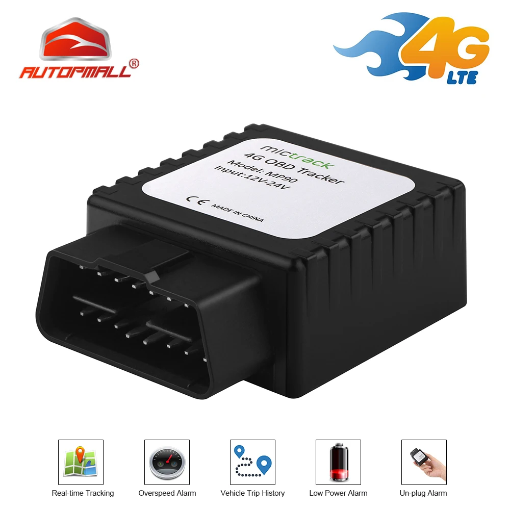 GPS-Трекер 4G MP90 OBD II GPS-локатор FDD LTE в режиме реального времени легкая установка