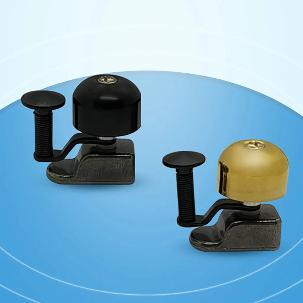 

Loud Bicycle Bell Mountain Bike Road Bike Loud Curved Handle Clip-on Mini Bell Universal Outdoor Solid Metal Bicycle Accessories