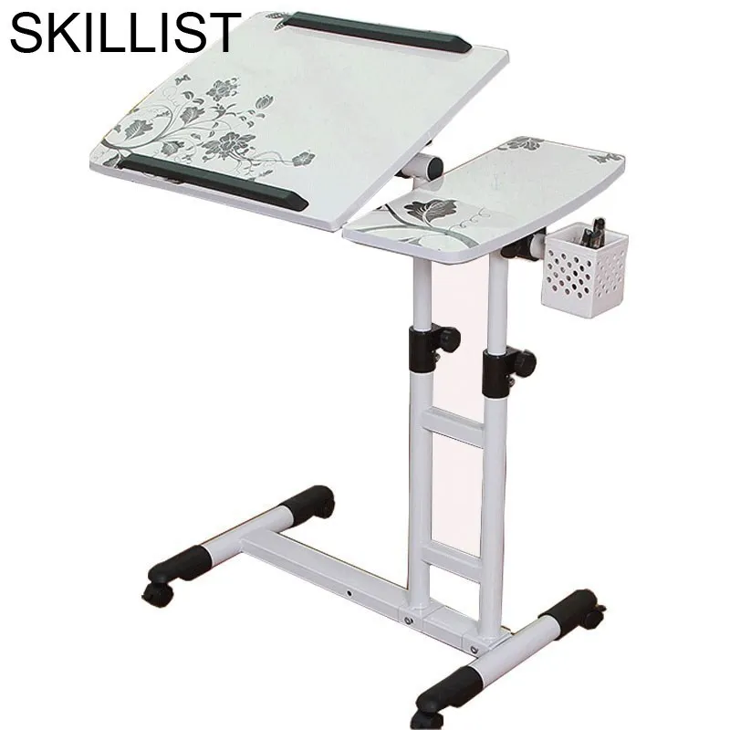 Стол для офиса маленький Регулируемый прикроватный столик ноутбука стол учебы