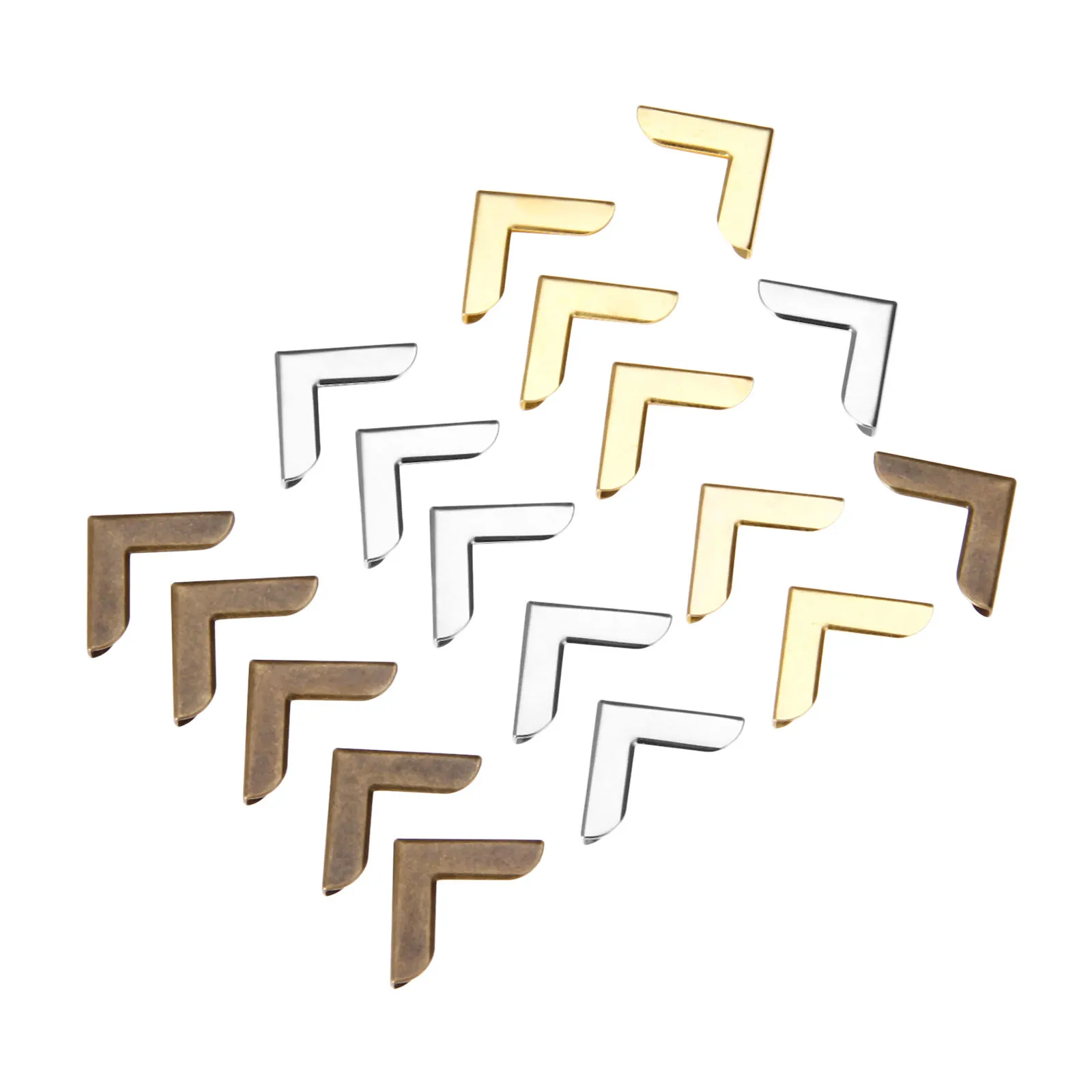 20 шт. альбомы из цинкового сплава для скрапбукинга меню папки воротник Угловые