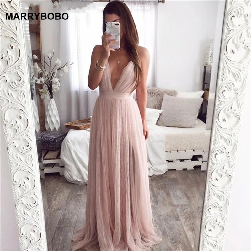 Летнее женское кружевное длинное платье 2020 сексуальное с глубоким v-образным