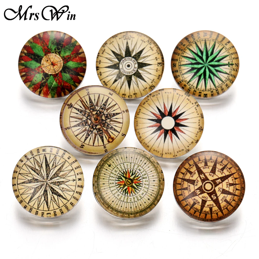 Новый цветок искусственное стекло 18 мм кнопки ювелирные изделия подходят для