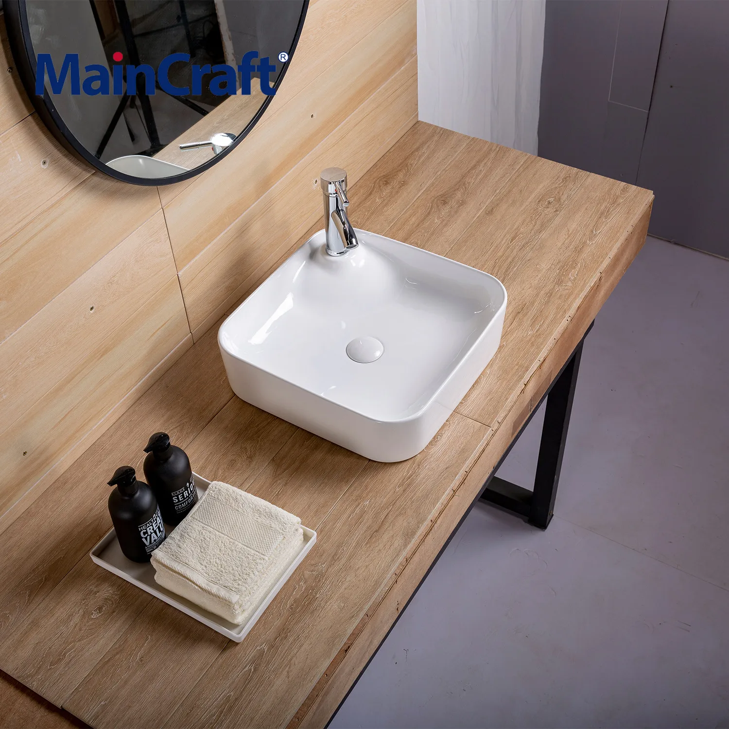 Раковина для ванной комнаты керамическая раковина Labavo прямоугольная водопад