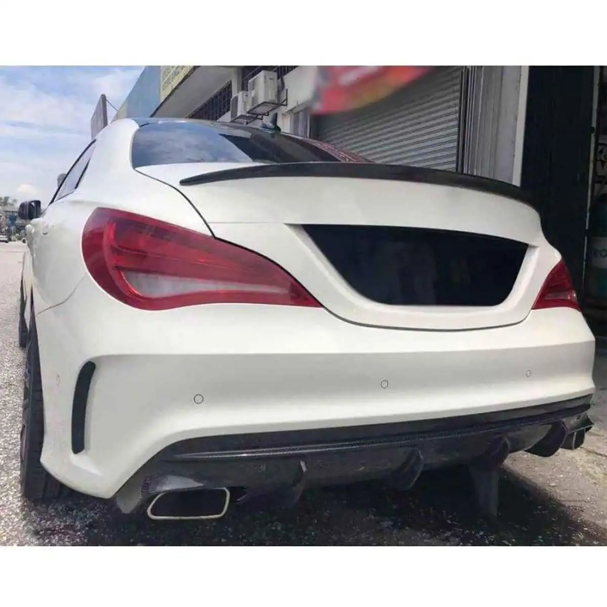 Задний спойлер для багажника губа Mercedes Benz W117 C117 CLA CLA45 AMG CLA180 CLA200 CLA220 CLA250 2013-2018