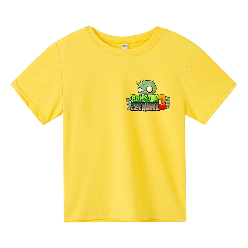 

Children's Clothing Short-sleeved T-shirt Cotton Summer Boys and Girls Cartoon Tops Bottoming Shirt Tide Sleeve Length(cm) Style