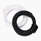 1 шт. кольцо для пениса Силиконовое кольцо для пениса для дополнительной женской стимуляции, задержки эякуляции, регулируемый мешочек целомудрия, устройство для Белыйсекс-игрушки черного цвета для Для мужчин продукты для взрослых