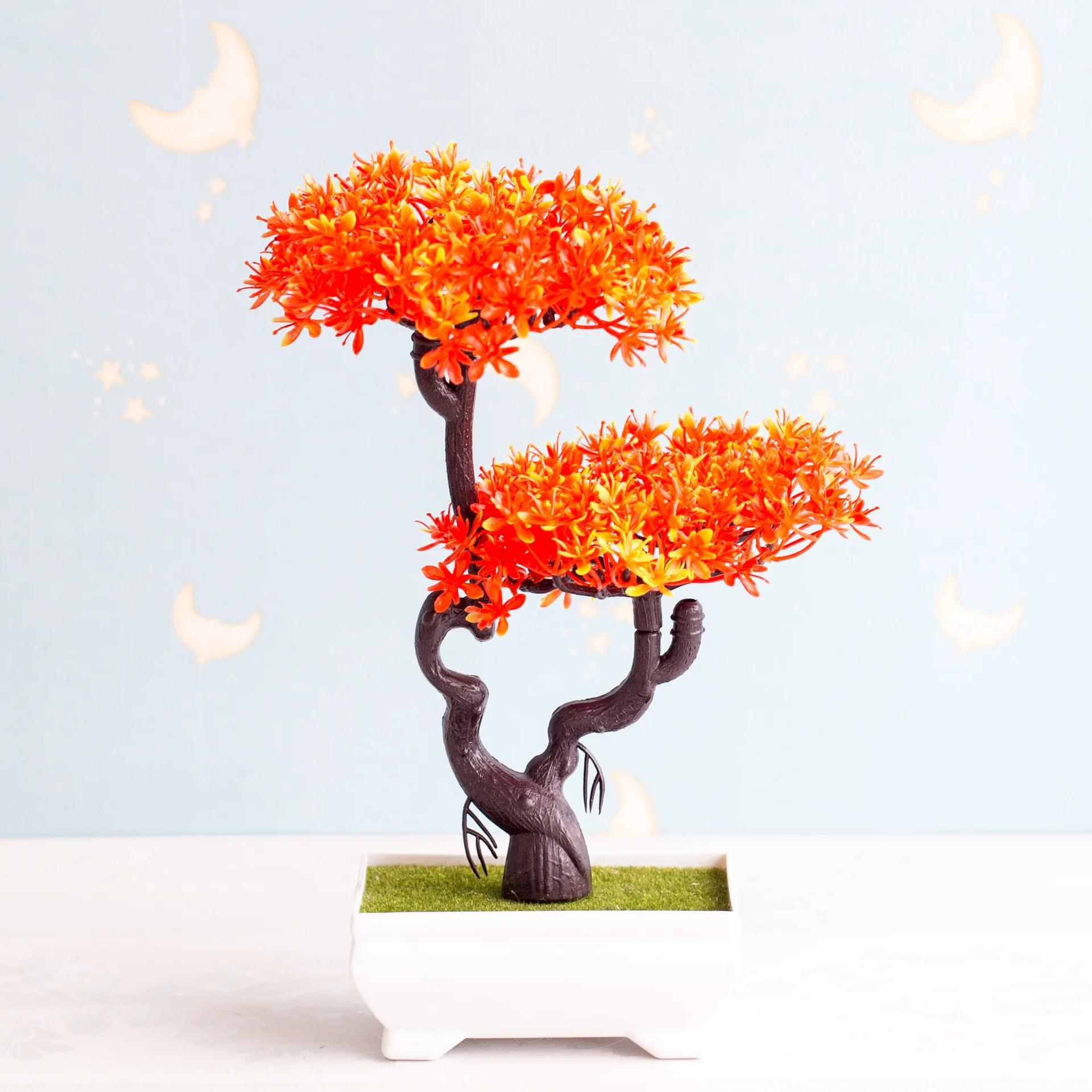 Искусственная маленькая сосна 20x27 см Горшечное украшение Цветочная композиция