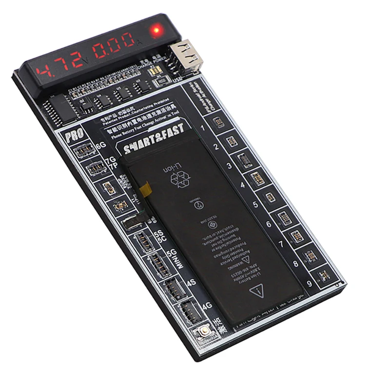 for iPhone 4 5S SE 6 7 8 P X XR XS 11 PRO MAX Samsung Xiaomi Android Phone Battery Tester Fast Charging and Activation Board | Инструменты