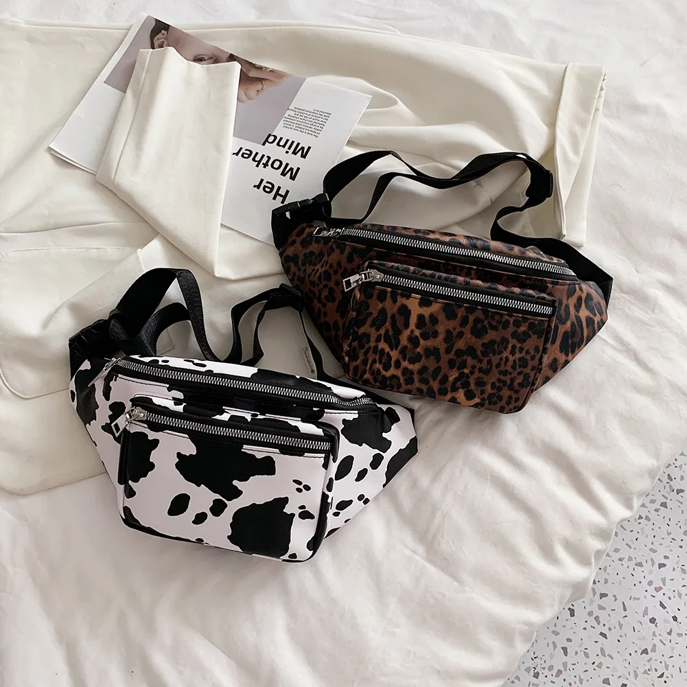 

Женская сумка через плечо, из искусственной кожи, с принтом животных