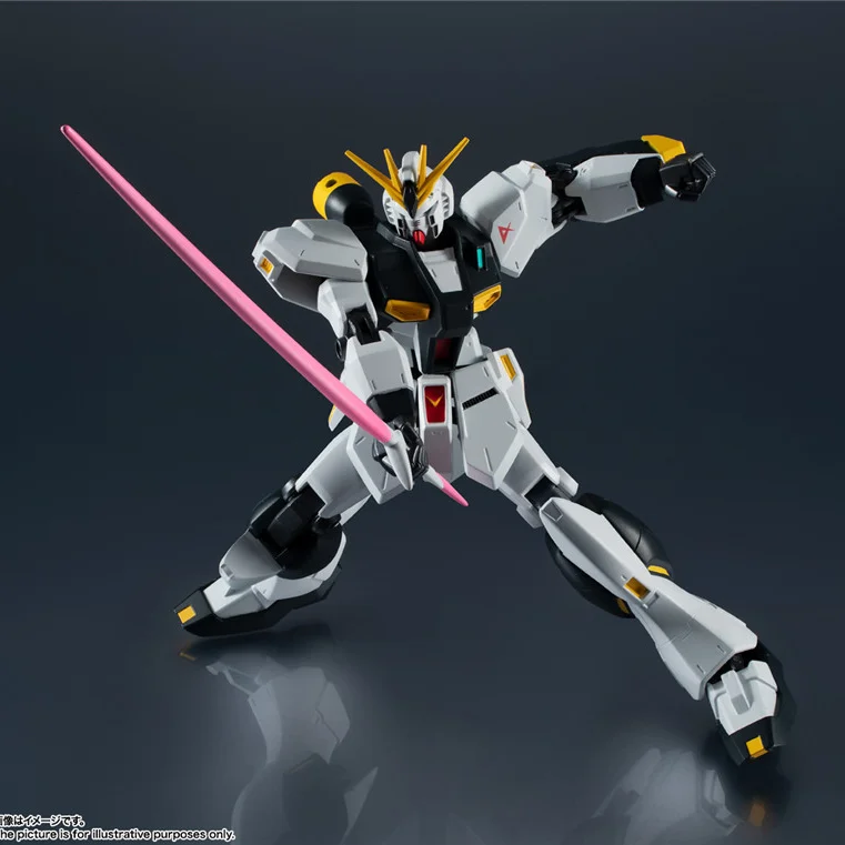 

Bandai Gundam Model Kit UNIVERSE GU RX-93 vGundam Anime Figure Genuine Model Ornaments Action Toy Figure Toys for Children