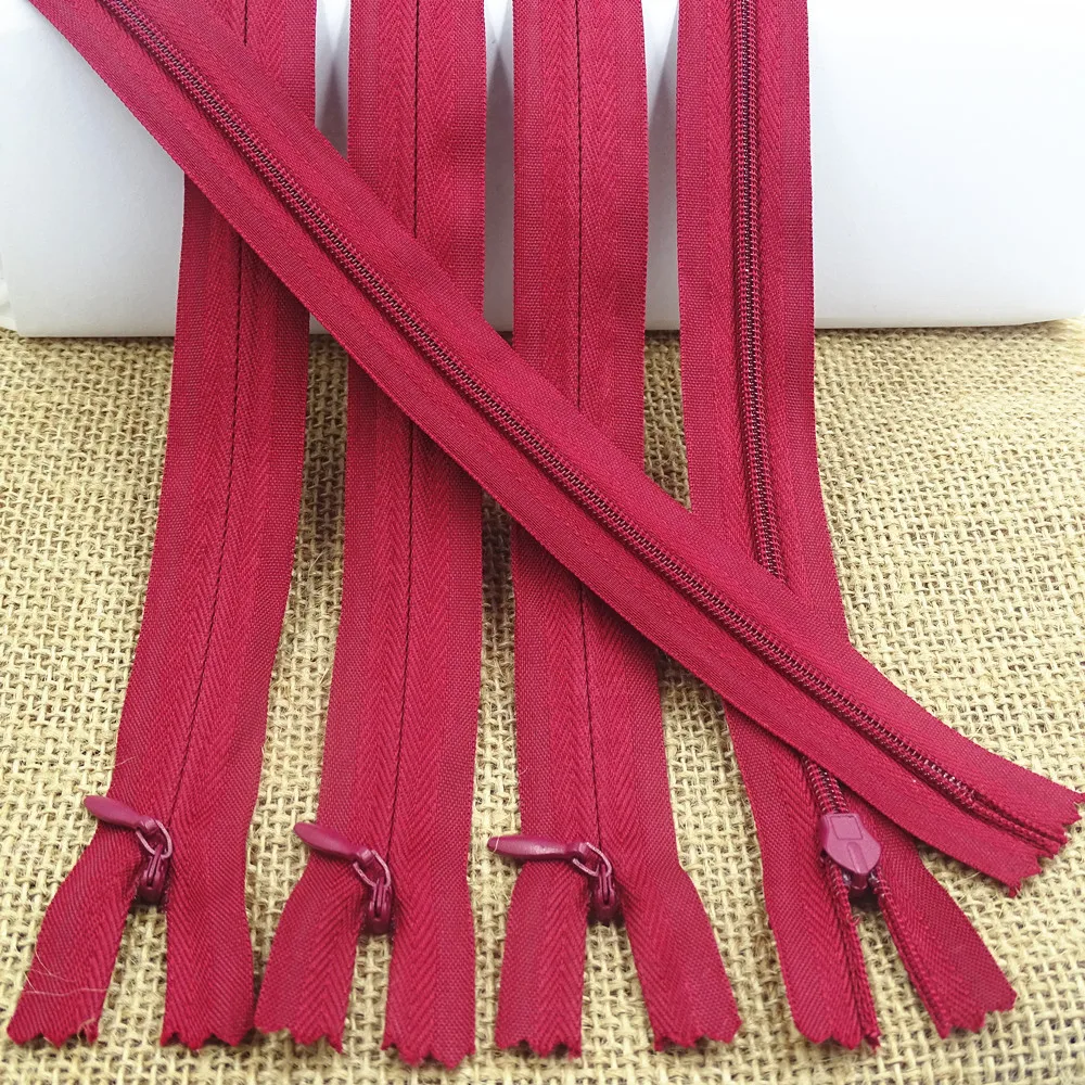 

40Cm (16 Inches) 50Pcs 3# Concealed zipper Suitable For Bags And Clothing 20 Color